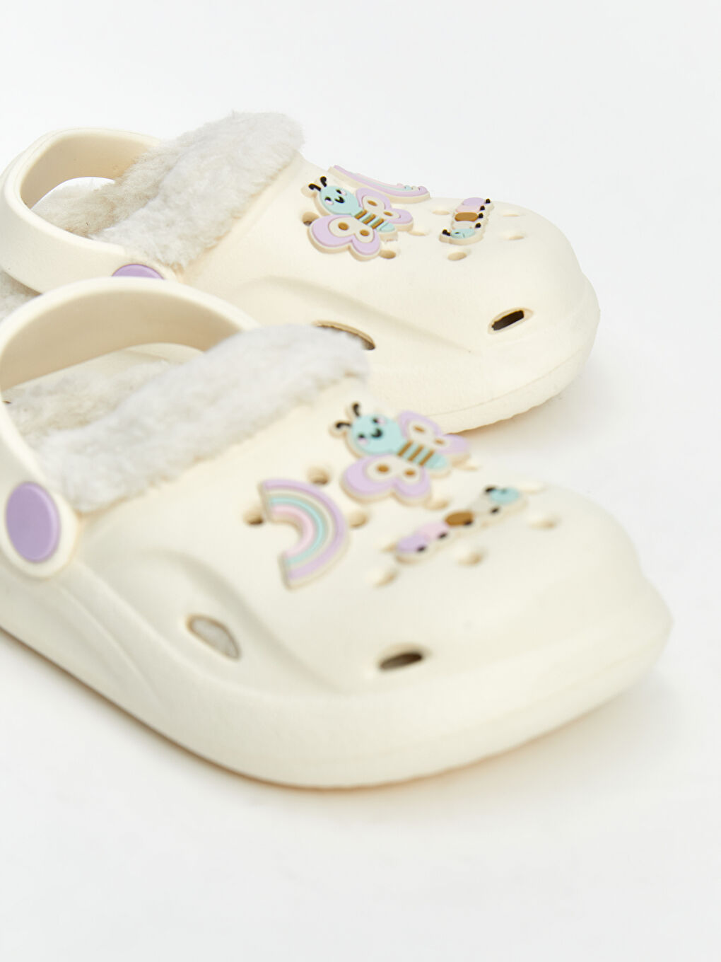 LCW STEPS Bej Baskılı Kız Bebek Sandalet - 2