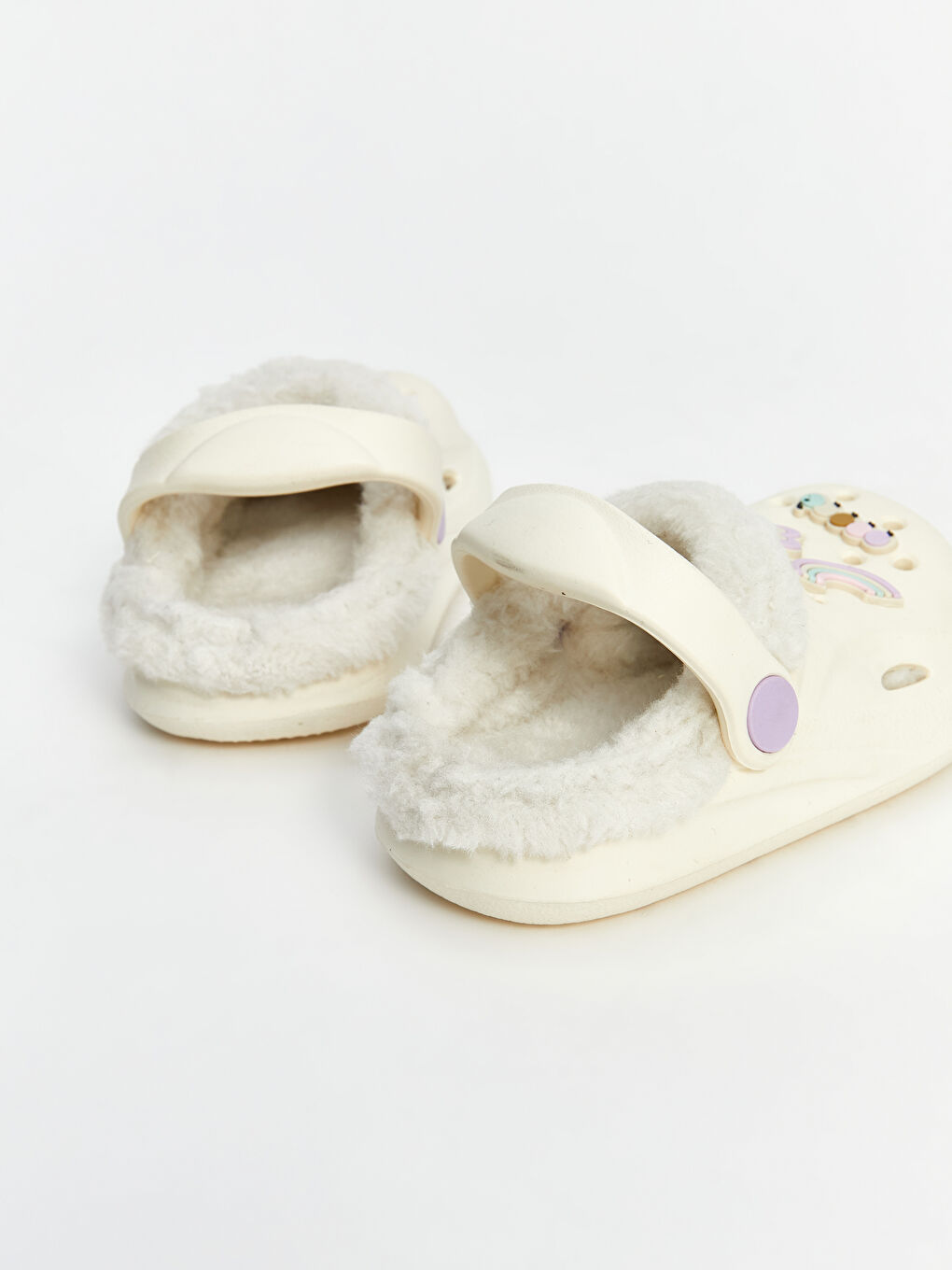 LCW STEPS Bej Baskılı Kız Bebek Sandalet - 4