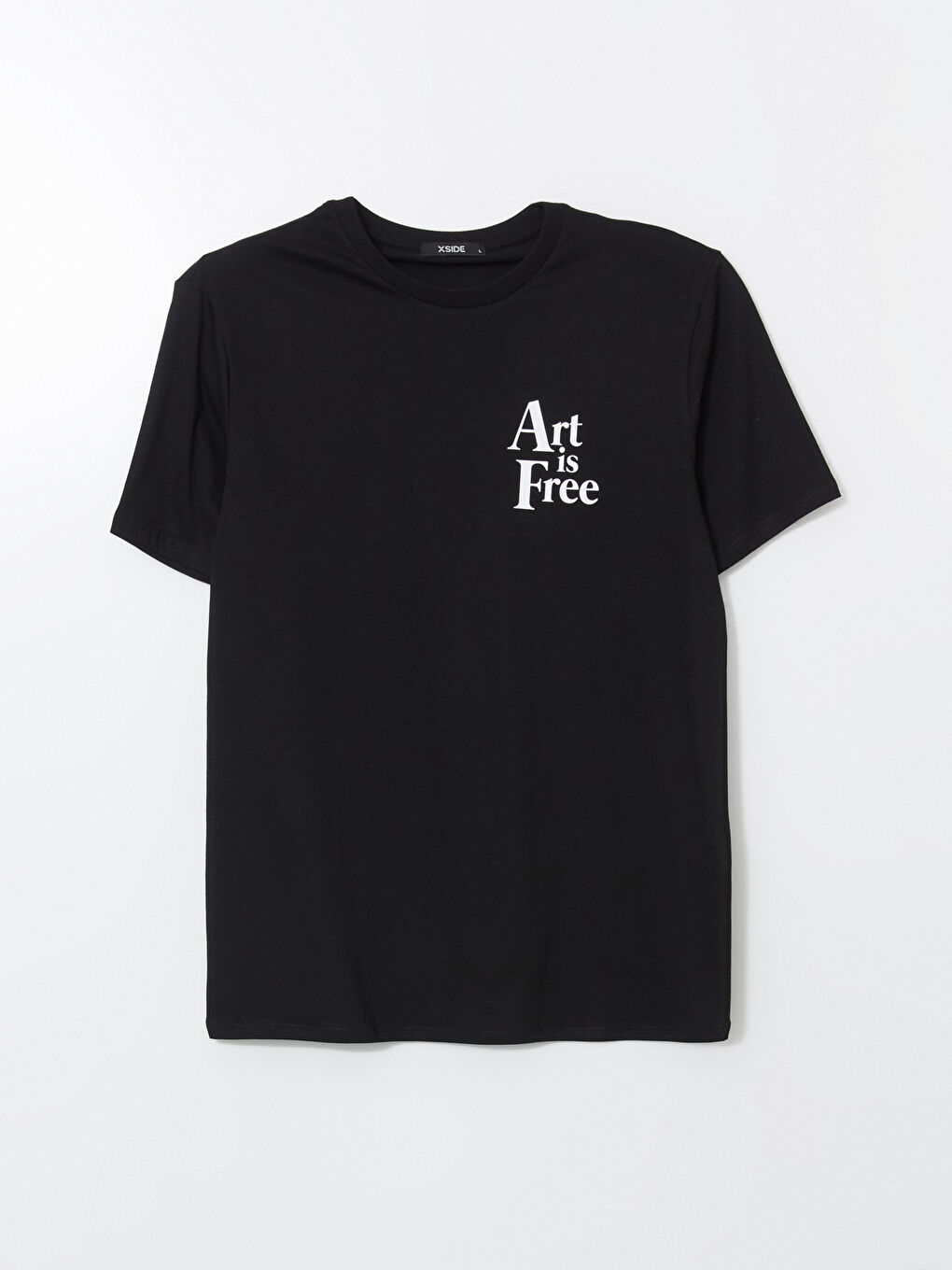 Crew Neck Printed Jersey Men's T-Shirt-4