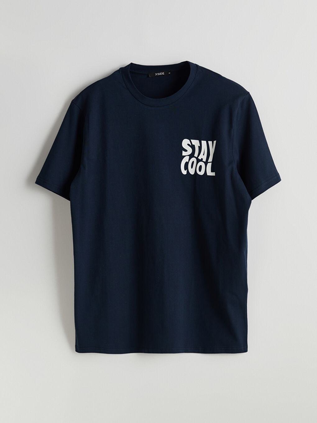 تيشيرت جيرسي مطبوع برقبة دائرية للرجال Stay Cool-4