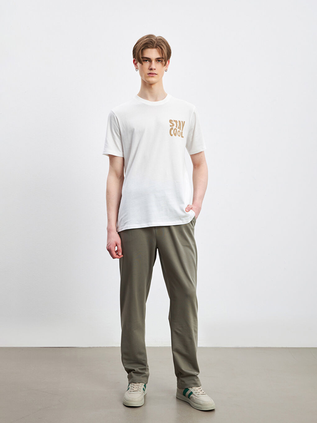 Crew Neck Stay Cool Printed Jersey Men's T-Shirt-1