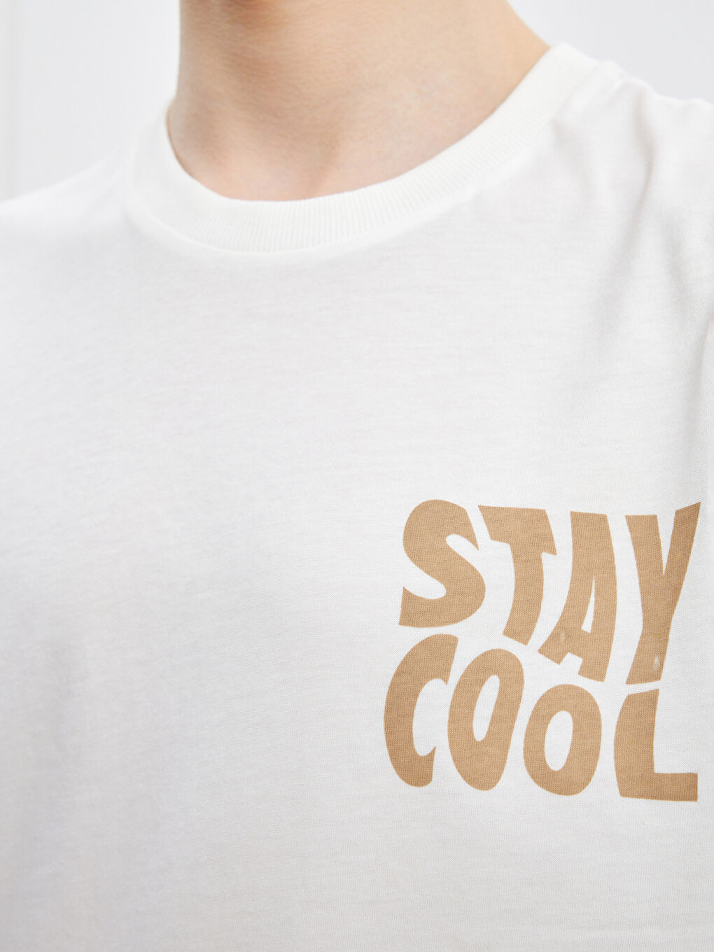 Crew Neck Stay Cool Printed Jersey Men's T-Shirt-2