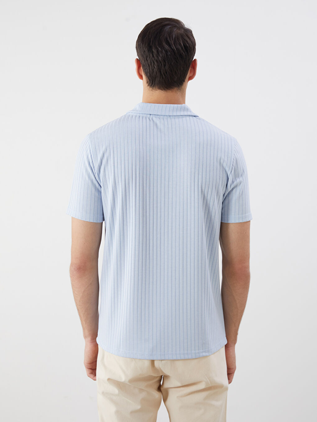 T-shirt pour Hommes en Jersey à Col roulé-3
