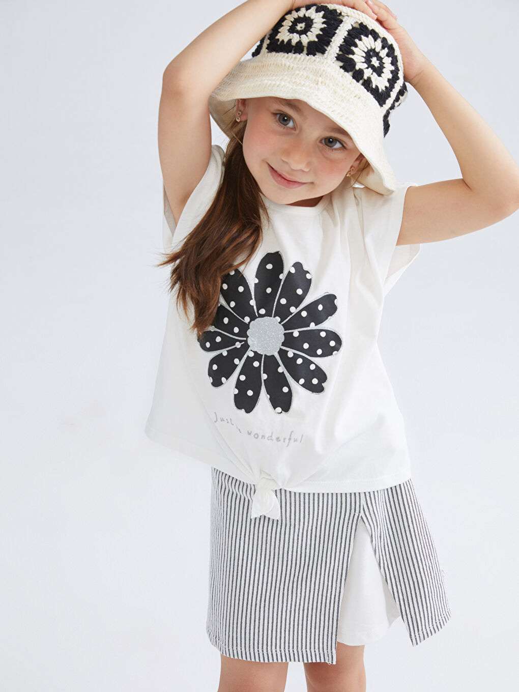 LCW Kids طقم بيج فاتح / ايكرو فتاة -S5NB05Z1-R9J