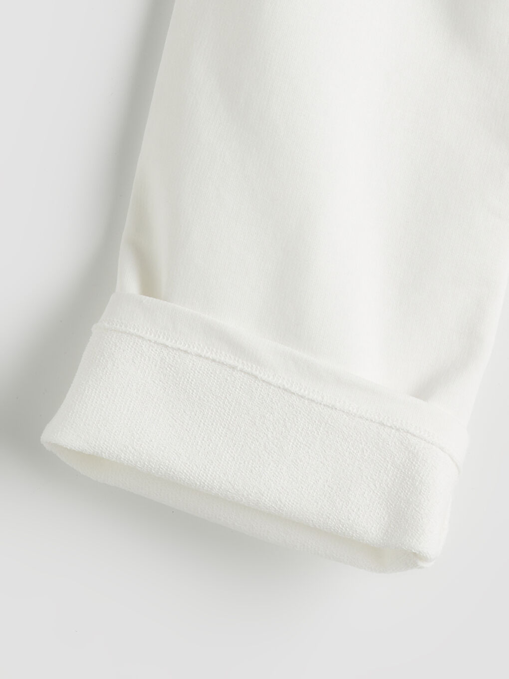 қыздарға арналған дөңгелек жағалы тігісті және періште принтті футболка мен спорт шалбар жинағы-5