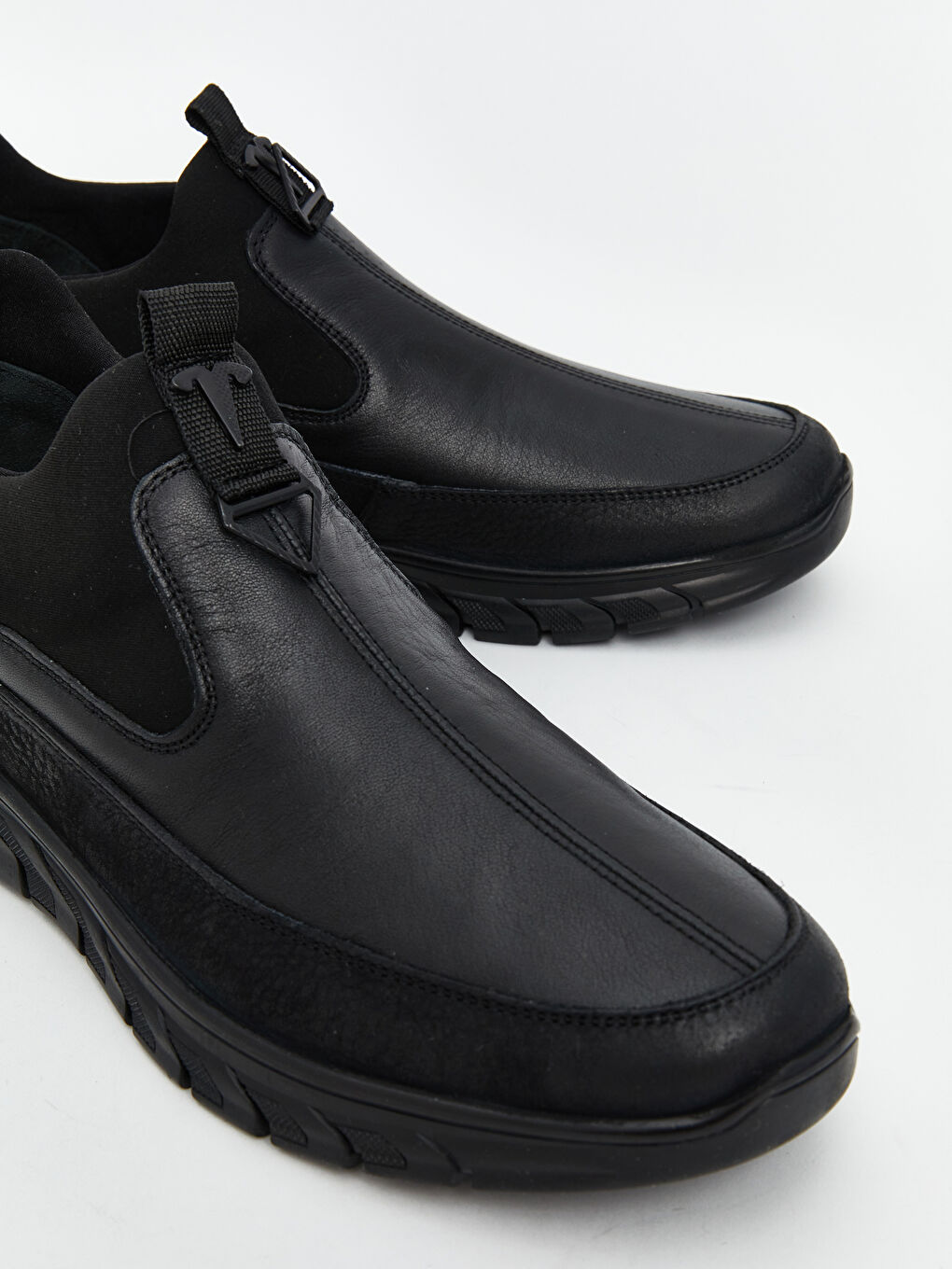 Siyah Deri Erkek Klasik Ayakkabı-2