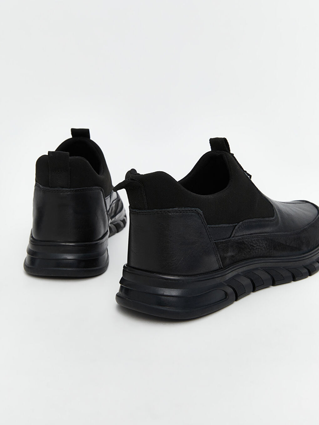 Siyah Deri Erkek Klasik Ayakkabı-4