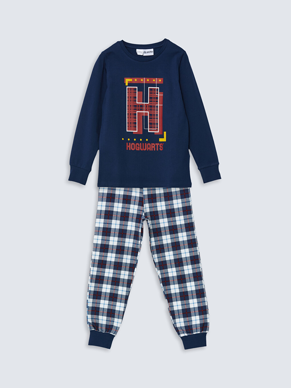 Crew Neck Harry Potter Printed Boys' Pyjama Set