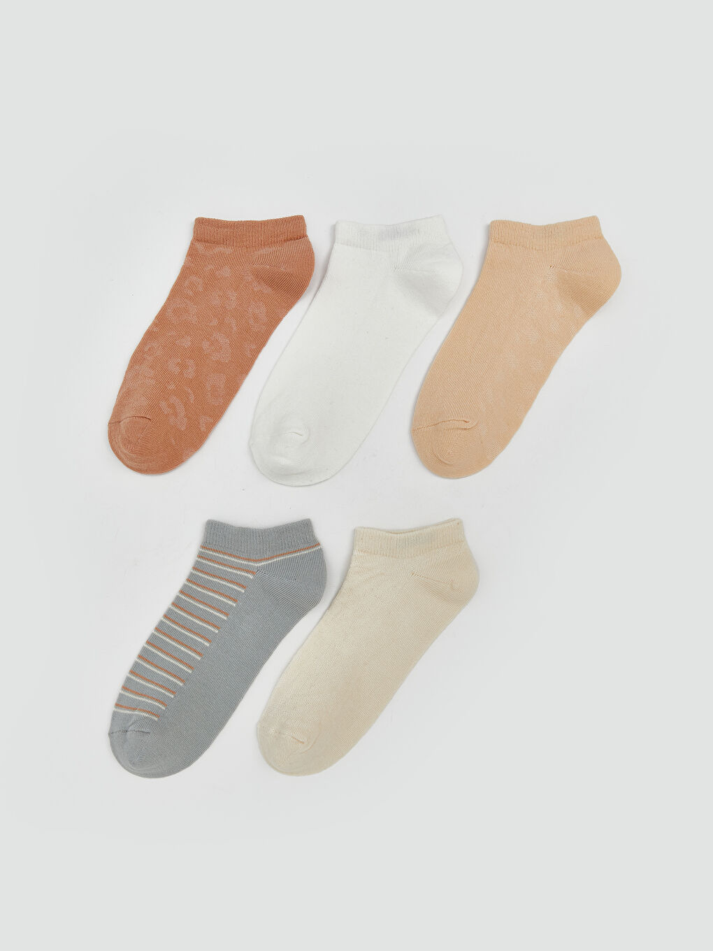 Regular Women's Booties Socks 5-Pack -S5NB85Z8-FPB