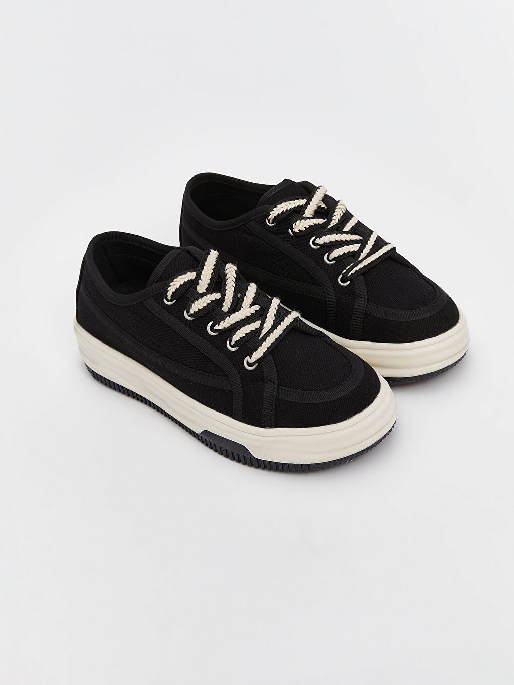 LCW STEPS Lace-up Girls' Sneakers -S5NC25Z4-RQL