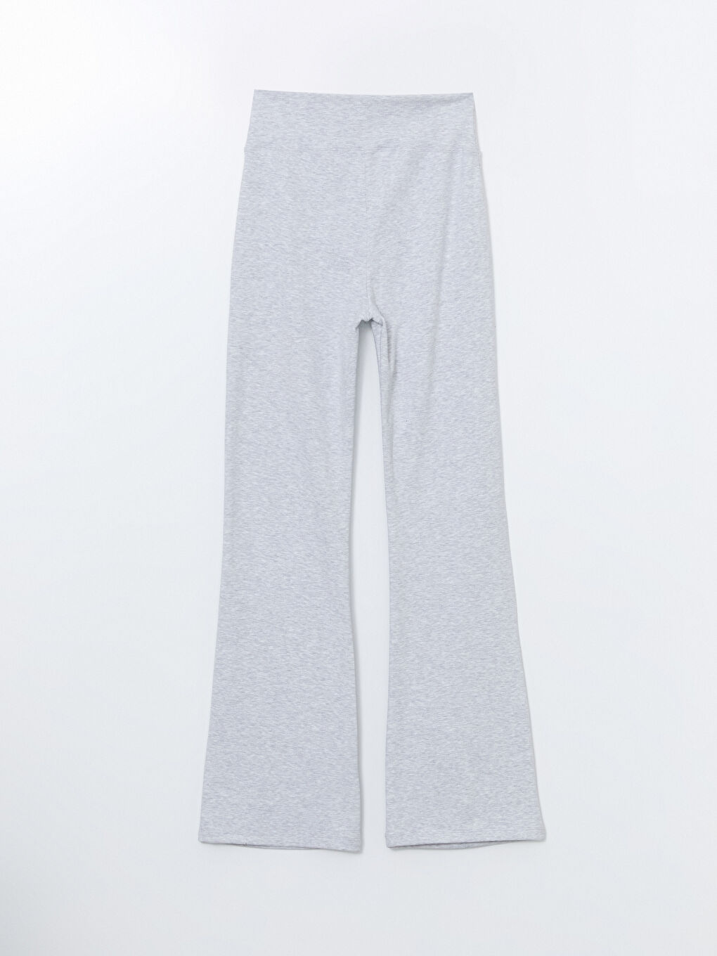 Gri Beli Lastikli Kadın Spor Eşofman Altı-5