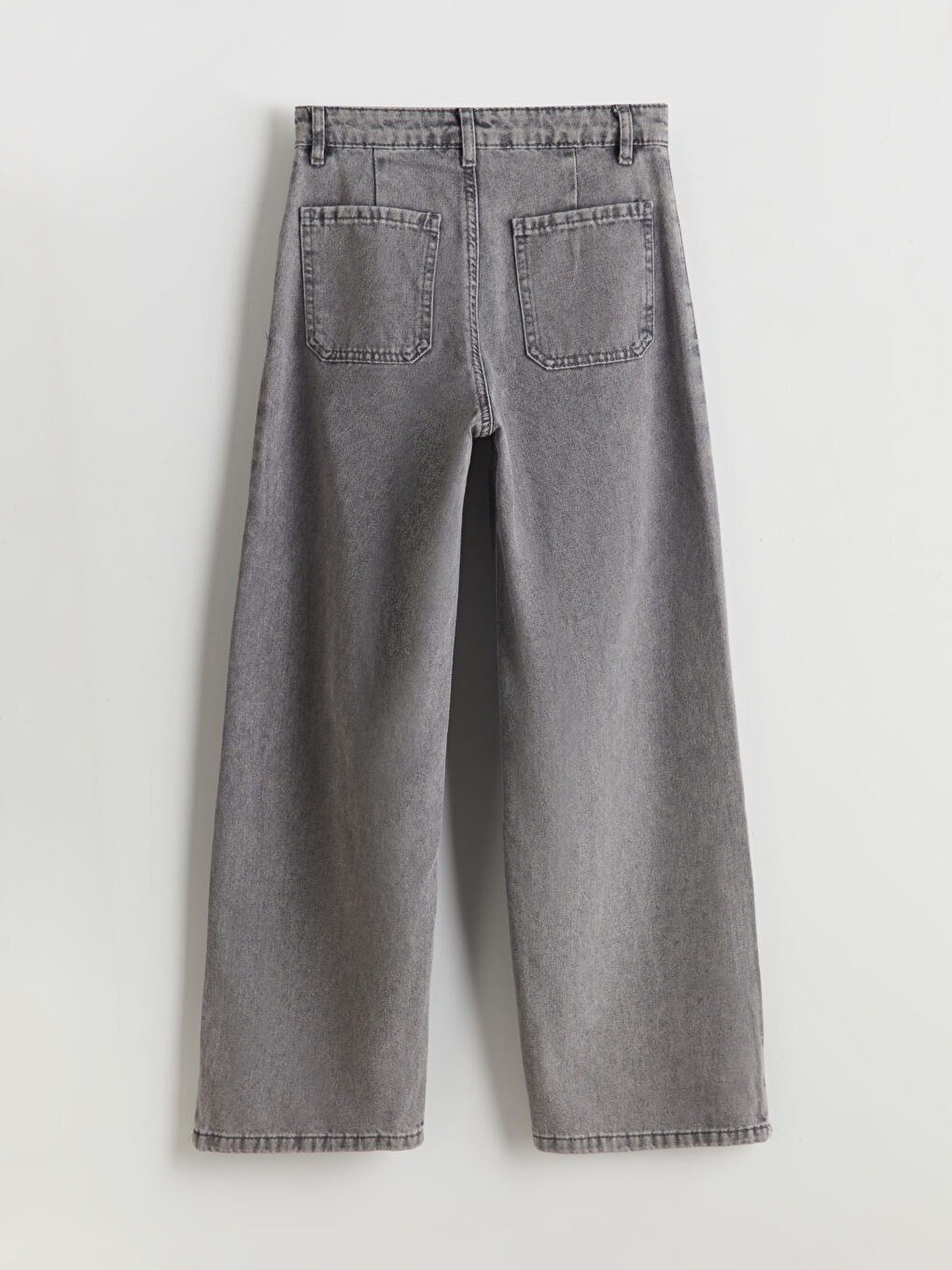 Girl's Jean Trousers with Adjustable Elastic Waist -S5NC39Z4-SHN