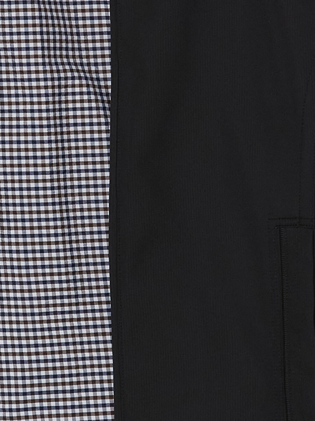 Siyah Standart Kalıp Dik Yaka Erkek Mont-6