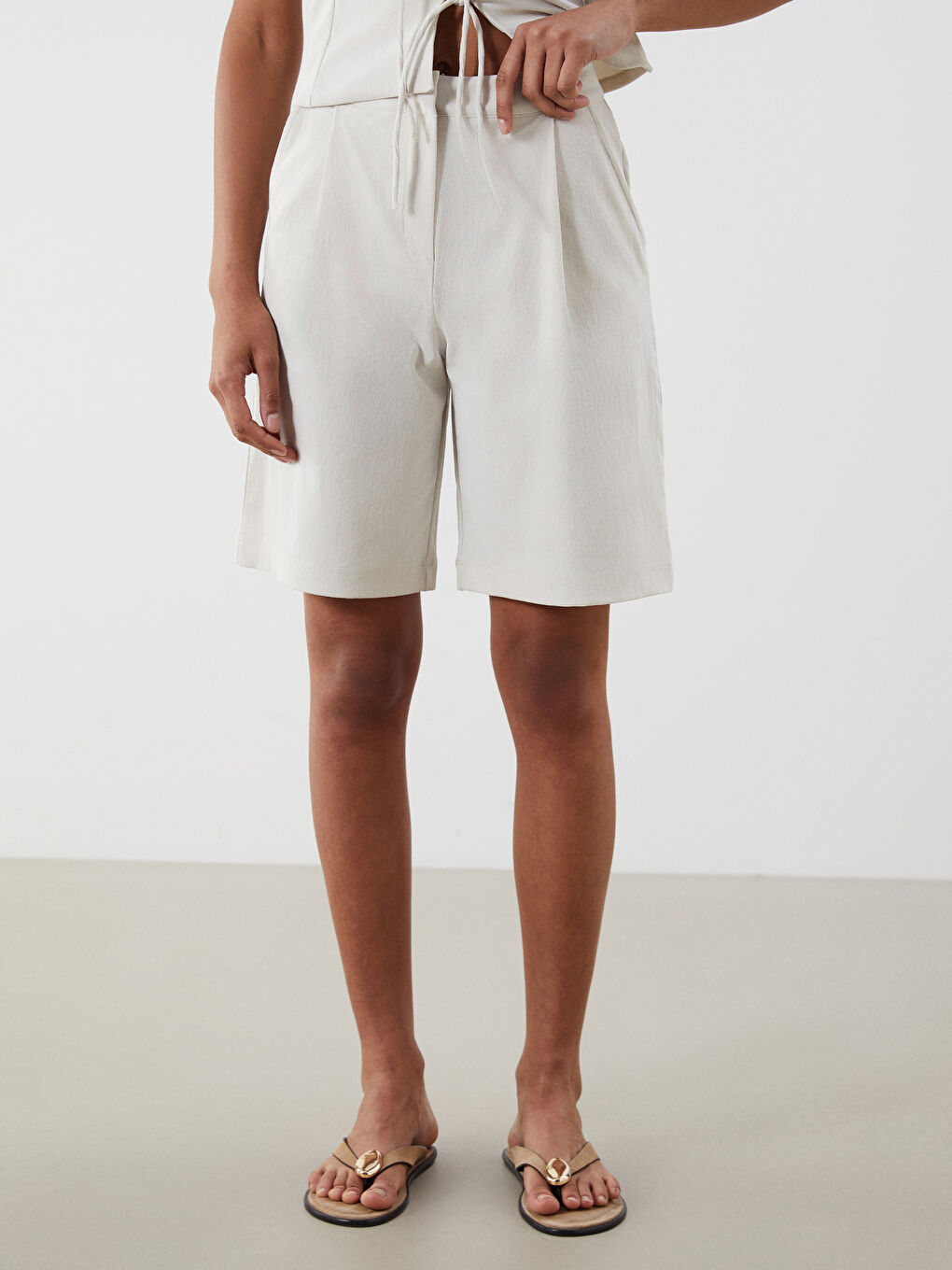 Loose Fit Women's Shorts -S5ND17Z8-VF5
