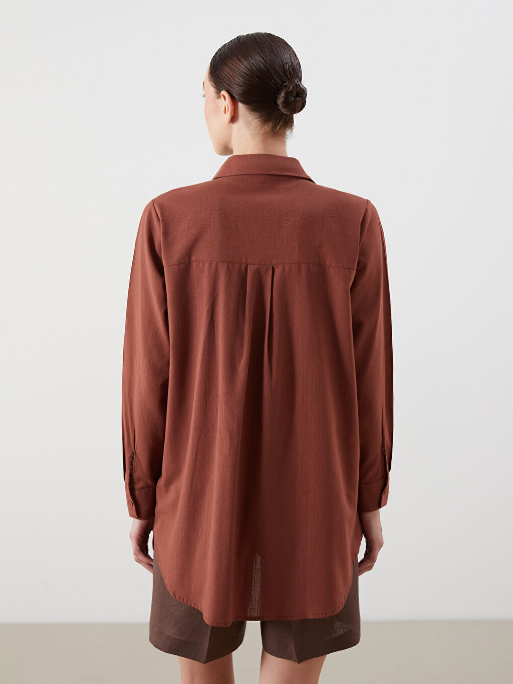 LCWAIKIKI Classic Regular Fit Women's Shirt Tunic -S5ND21Z8-HHB