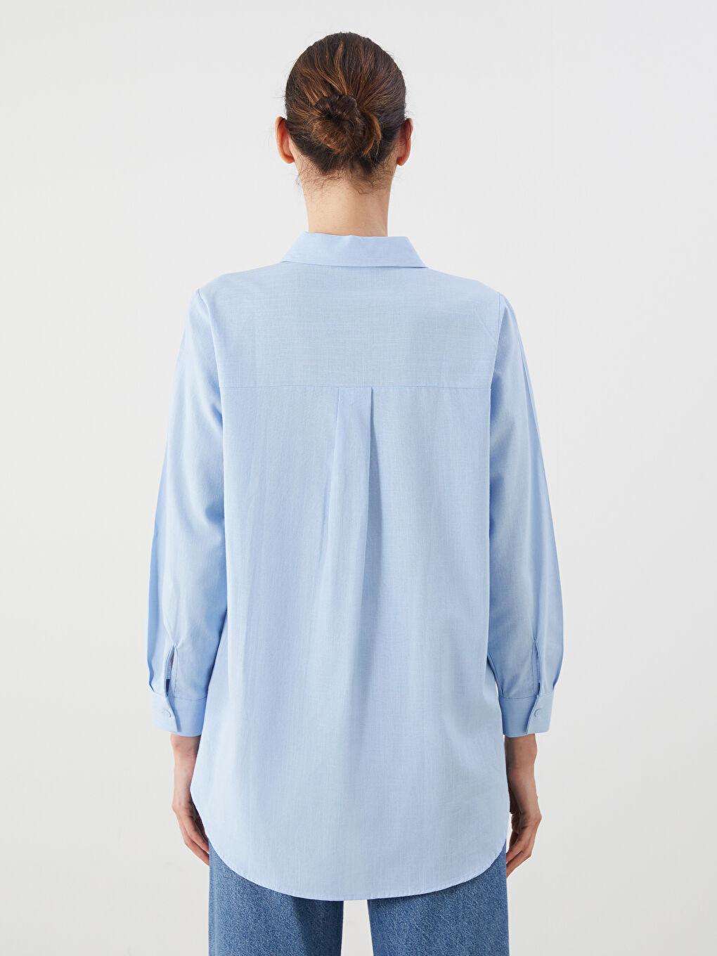 LCWAIKIKI Classic Regular Fit Women's Shirt Tunic -S5ND21Z8-QWQ