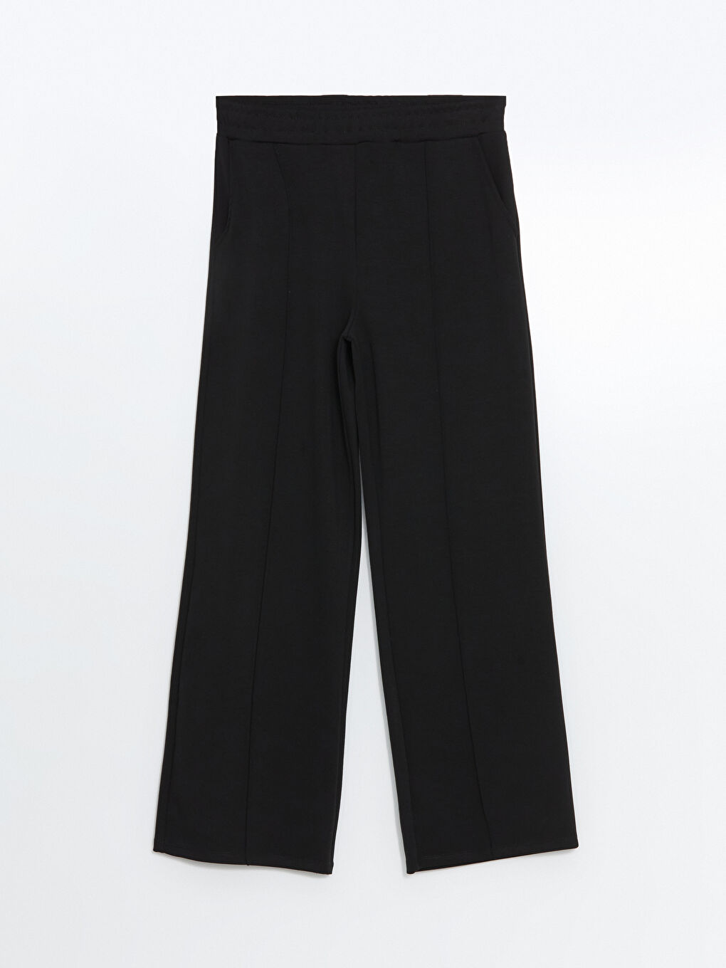 Women's Wide Leg Elastic Waist Tracksuit Bottom -S5ND23Z8-CVL