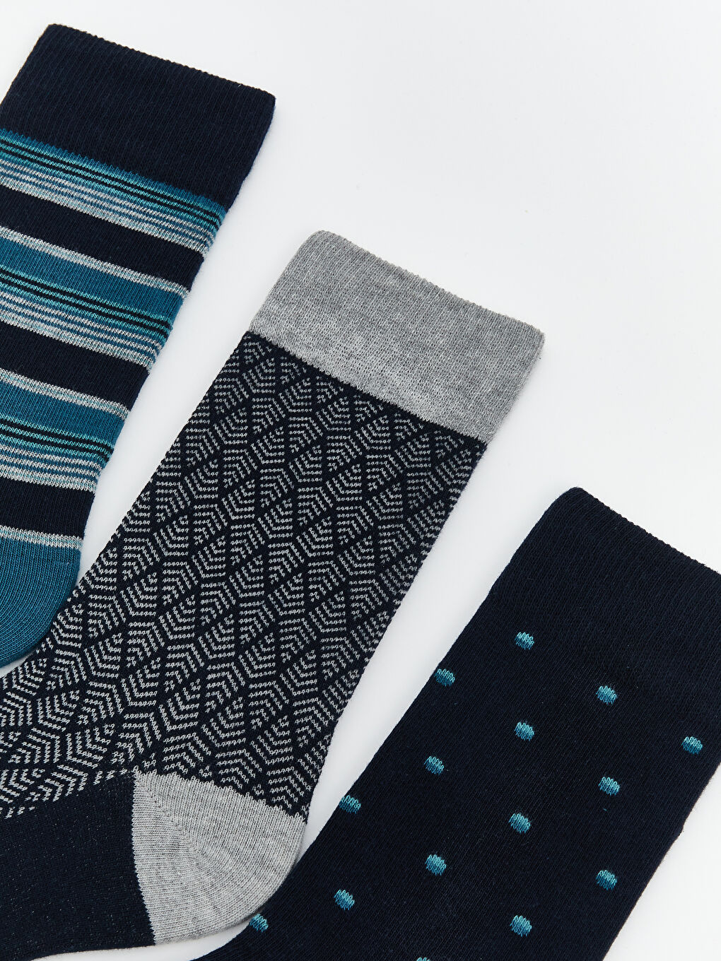 Patterned Men's Socket Socks 5-Pack -S5ND30Z8-K00