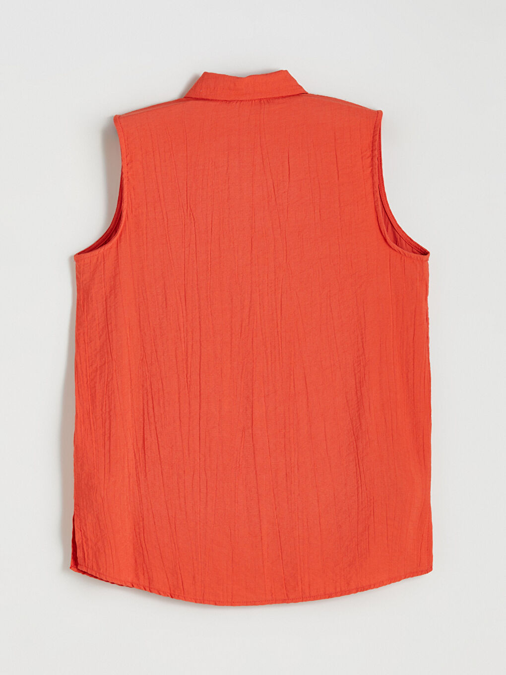 Kırmızı Müslin Kadın Gömlek-5