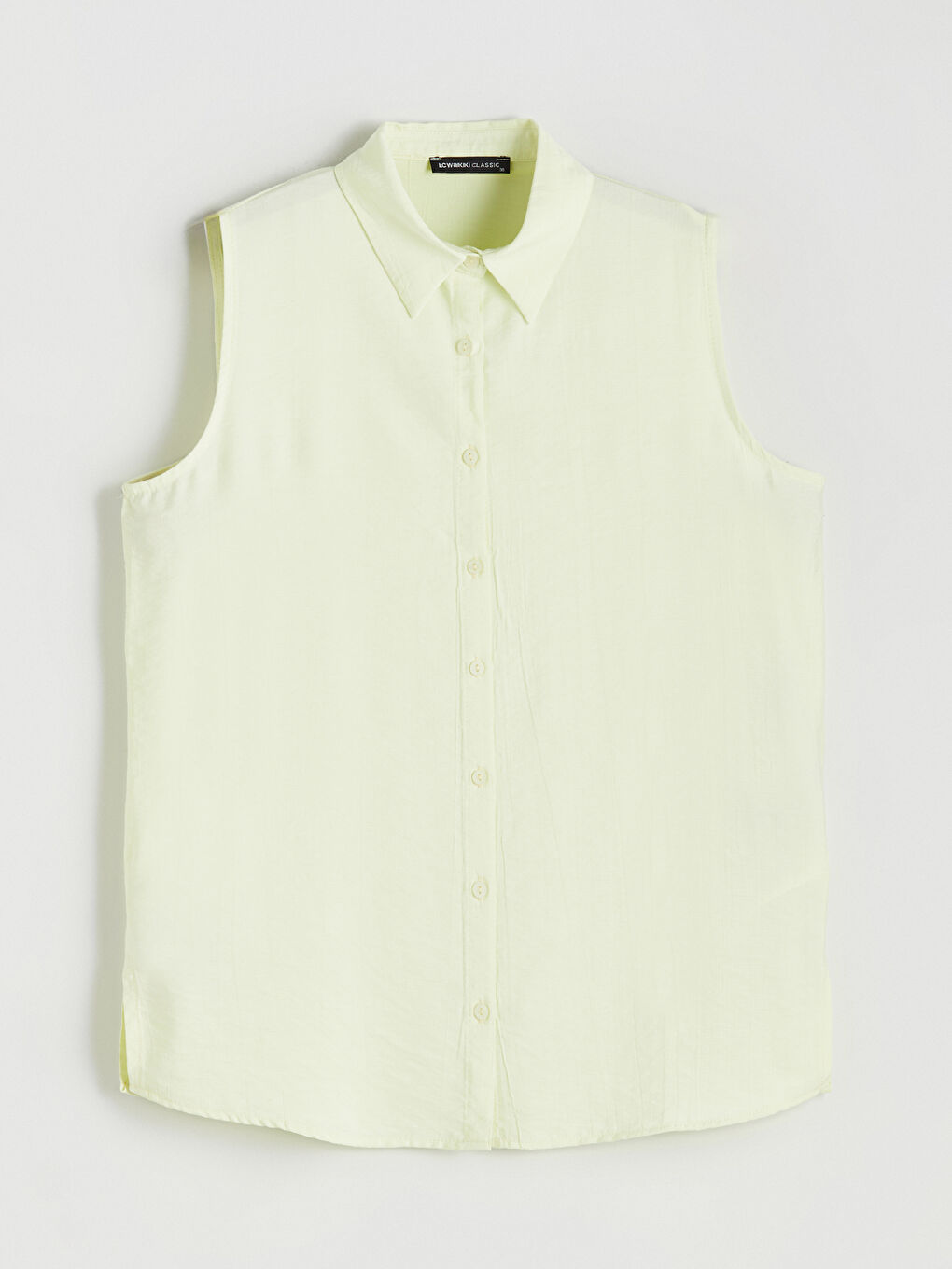 Sarı Müslin Kadın Gömlek-4