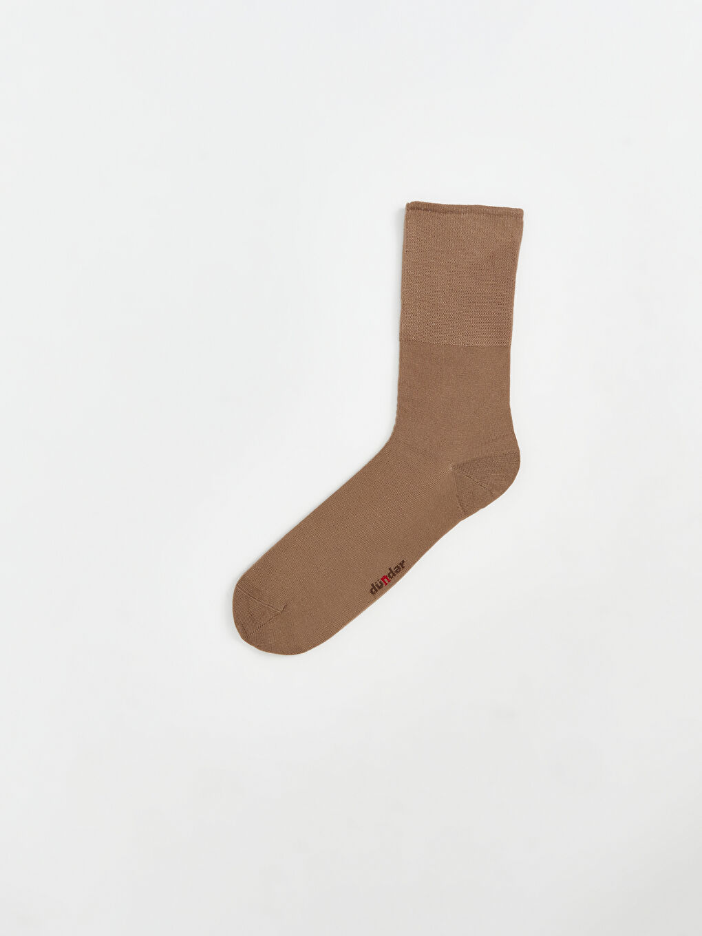 Bej Rahat Lastikli Dikişsiz Modal Erkek Soket Çorap
