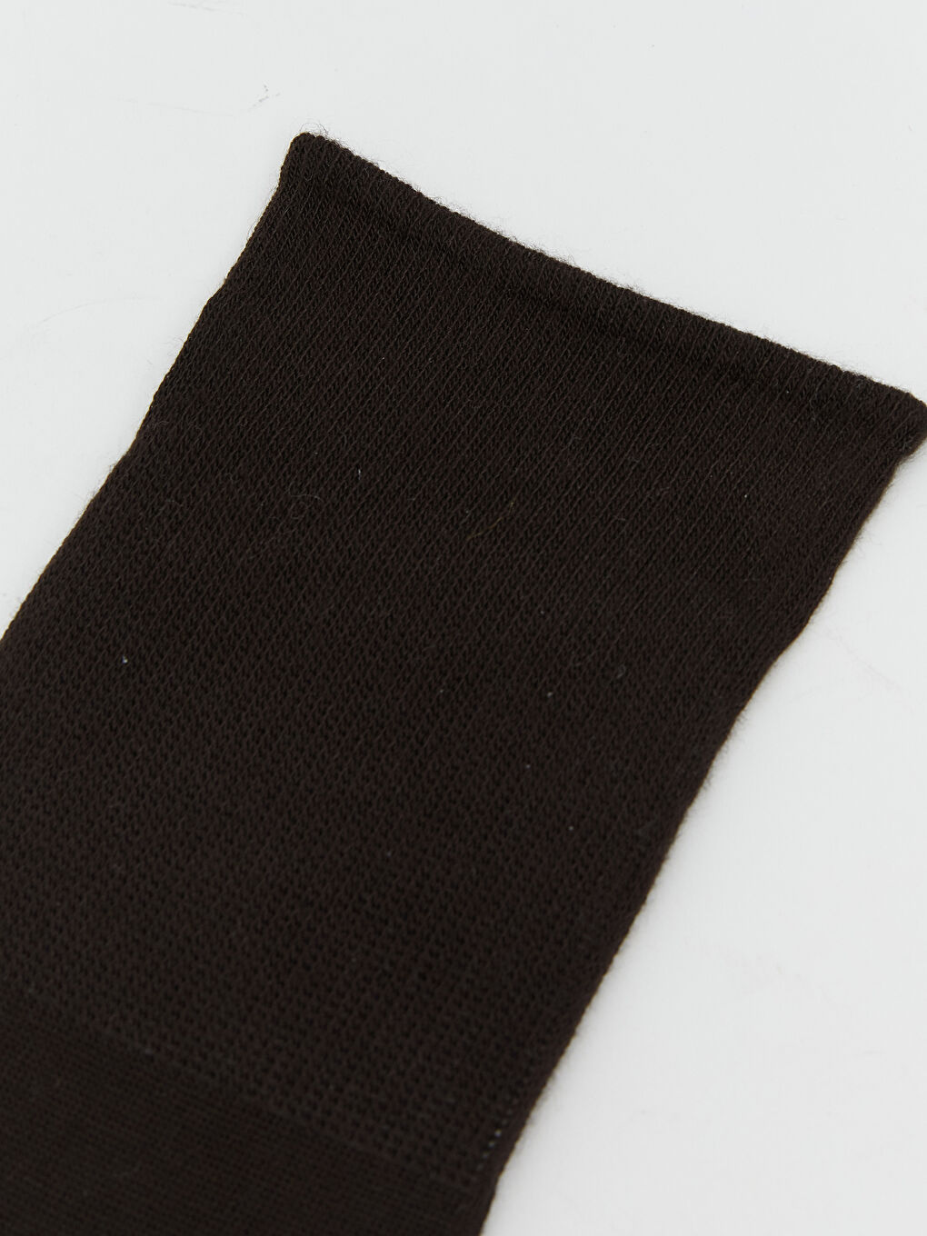 Kahverengi Rahat Lastikli Dikişsiz Modal Erkek Soket Çorap-2