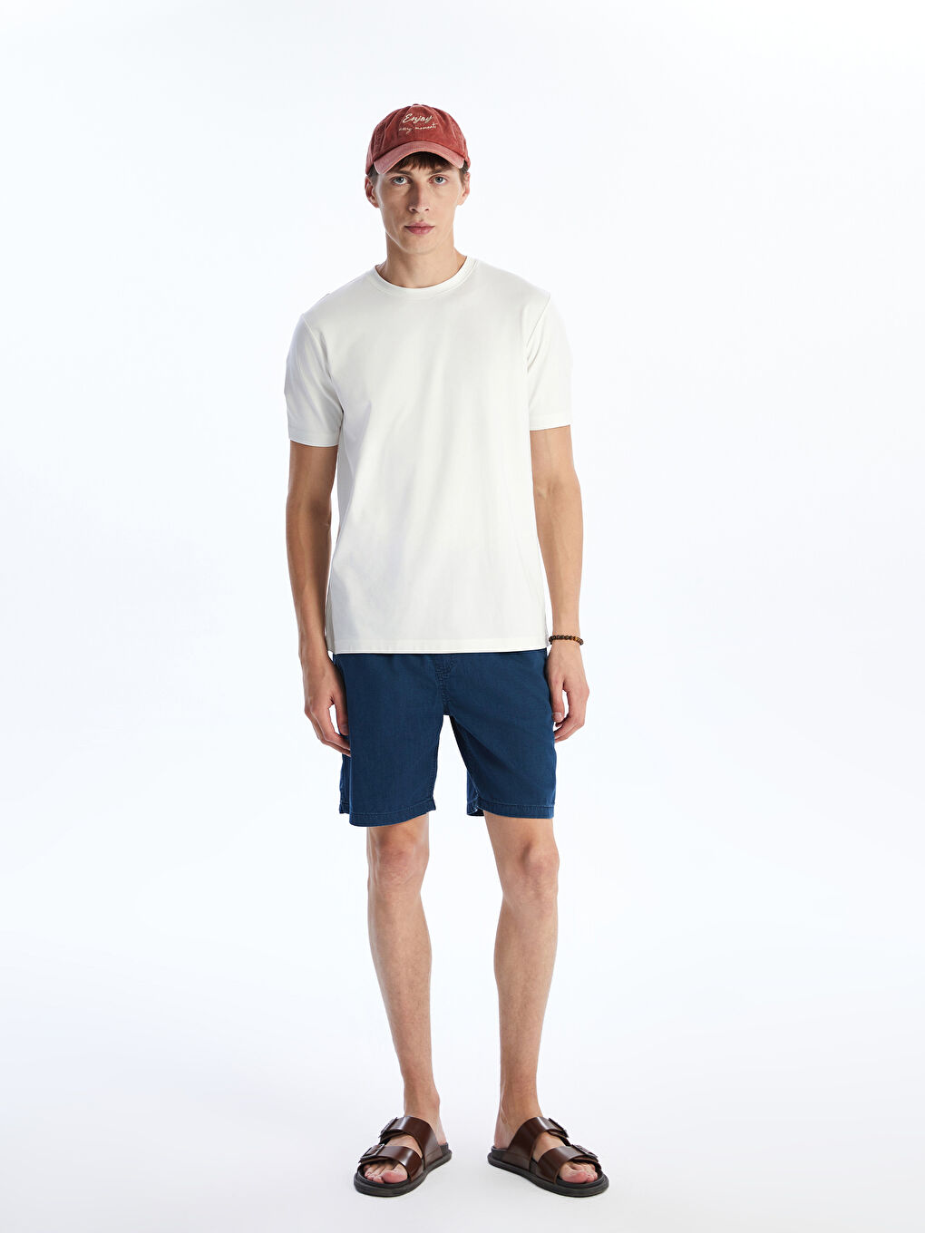 Relaxed Fit Men's Denim Shorts -S5ND77Z8-309