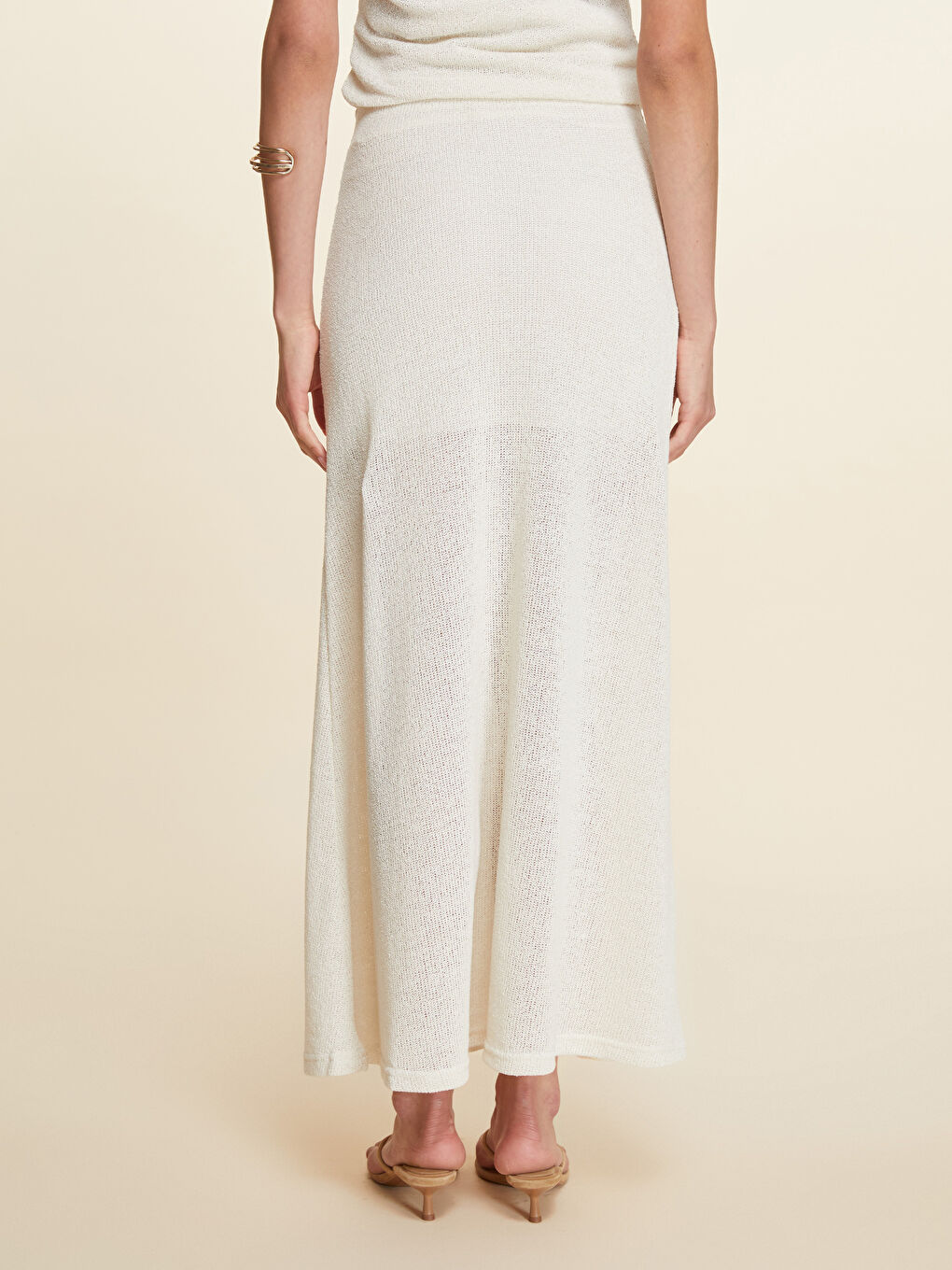 Woman ECRU Skirt -S5ND88Z8-R9J