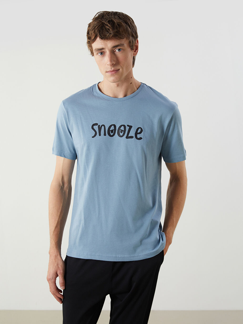 Regular Fit Men's Pyjama Set -S5ND93Z8-CVL