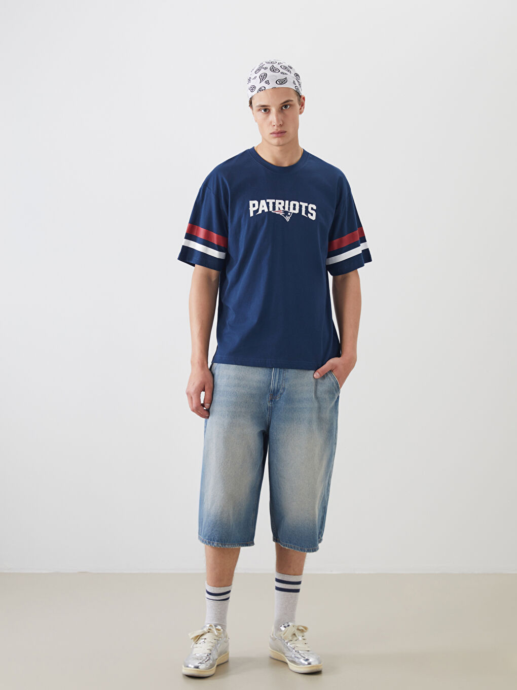 XSIDE Crew Neck Printed Jersey Men's T-Shirt -S5ND95Z8-VFC