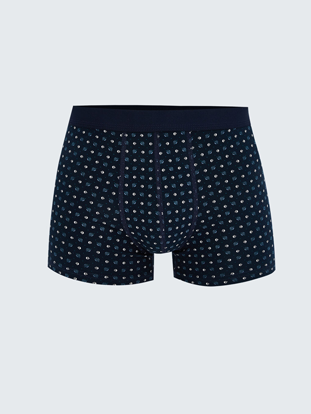 سراويل بوكسر قطنية مرنة عادية للرجال - عبوة ٧-2