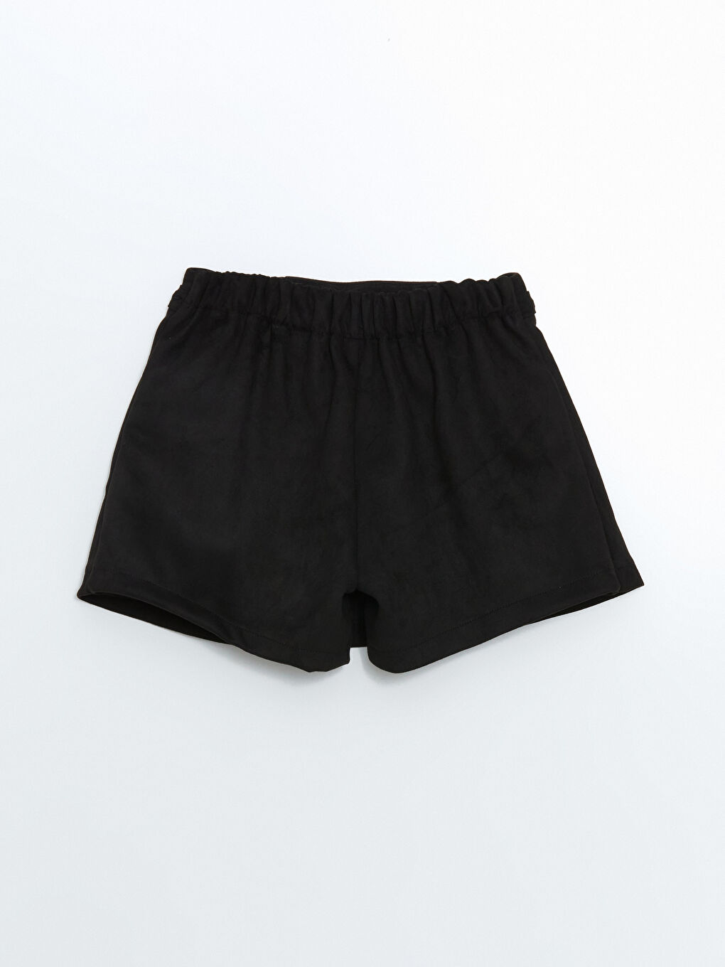 Siyah Beli Lastikli Kız Çocuk Şort Etek-4