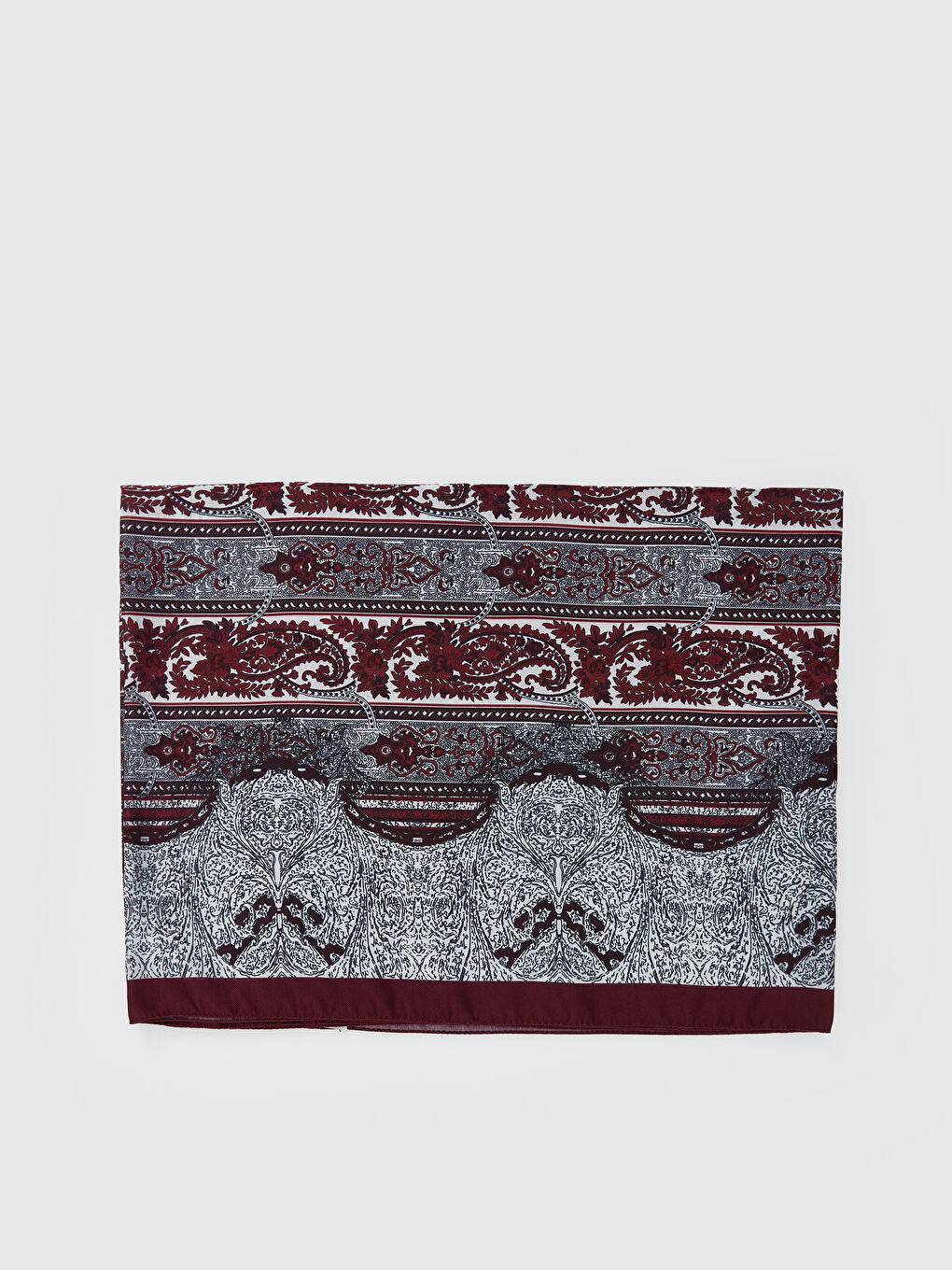 LCW ACCESSORIES Bordo Desenli Kadın Şal - 1