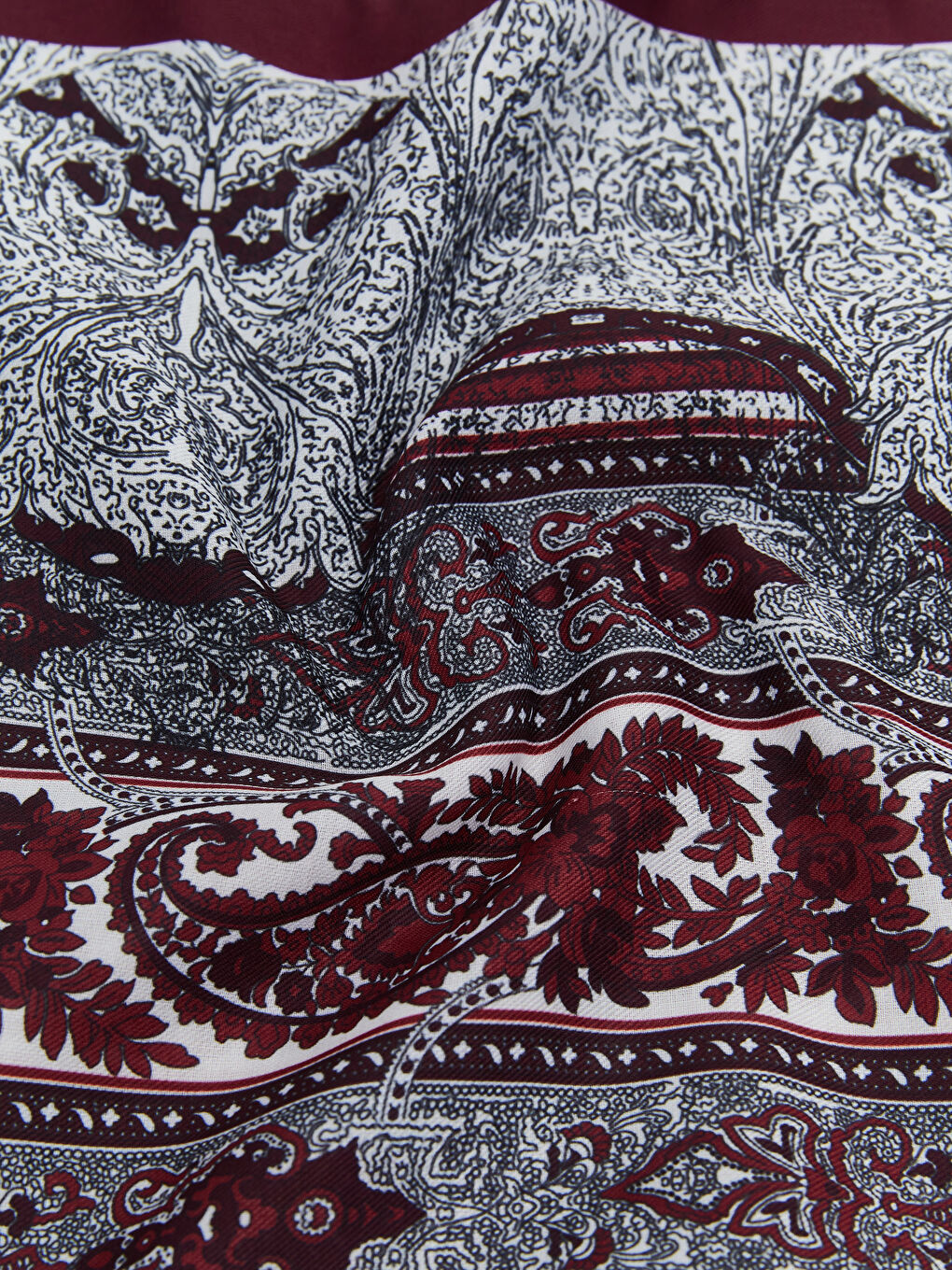 LCW ACCESSORIES Bordo Desenli Kadın Şal - 2