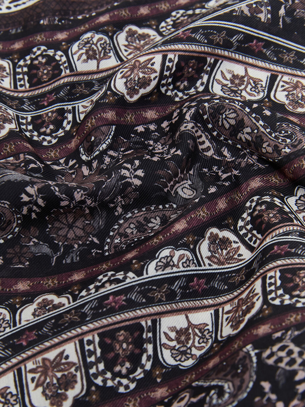 Patterned Women's Shawl -S5NE70Z8-LQB