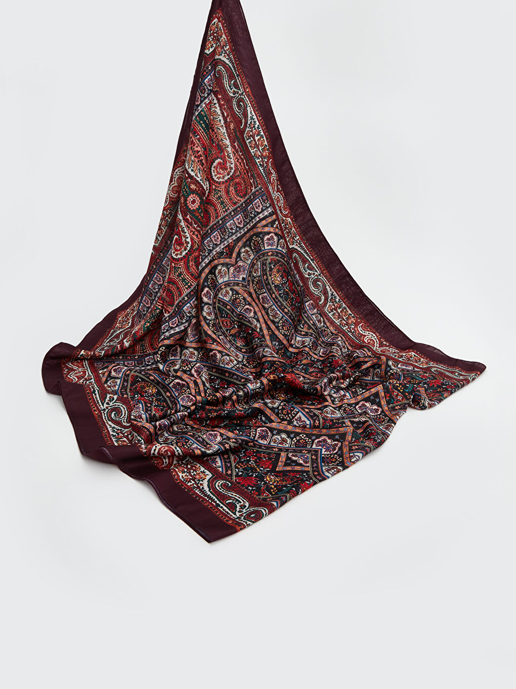 Patterned Women's Shawl -S5NE70Z8-LQV