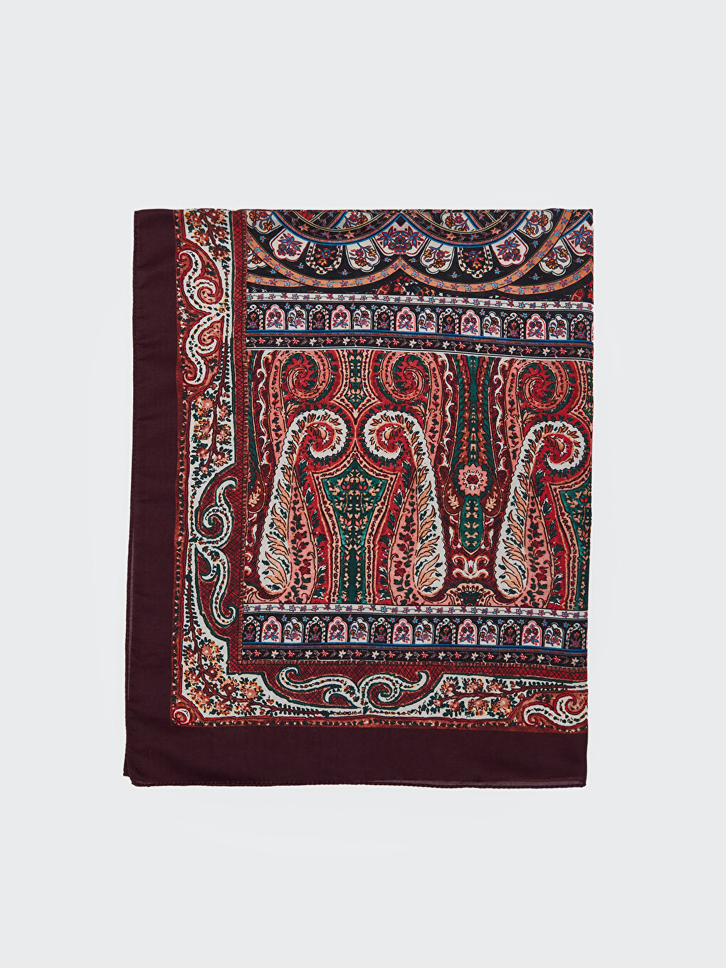 Patterned Women's Shawl -S5NE70Z8-LQV