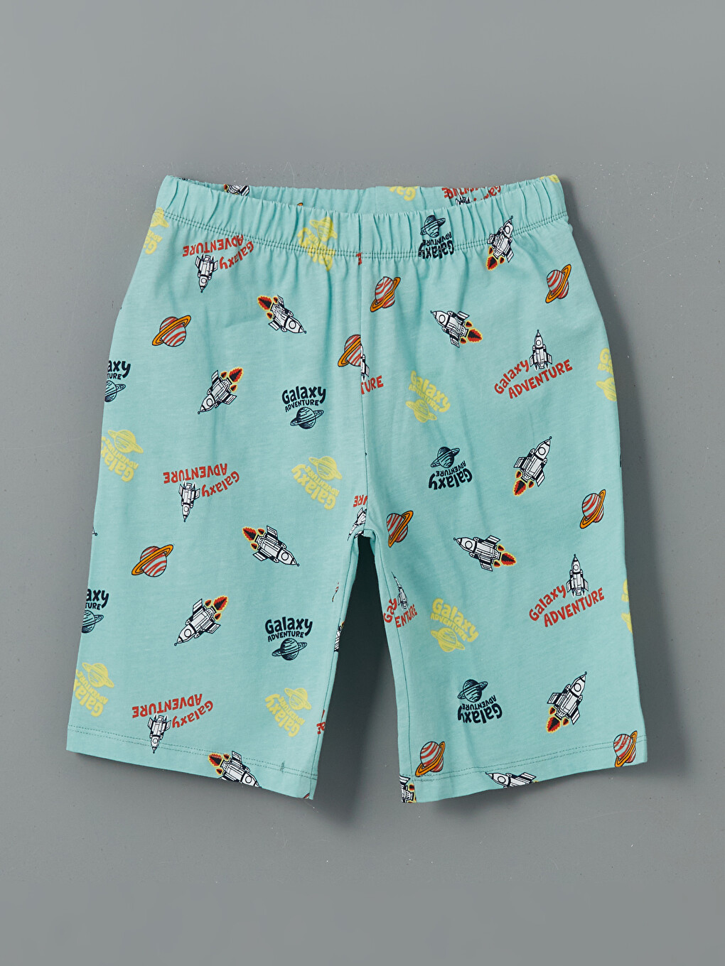 Yeşil Baskılı Erkek Çocuk Pijama Şort