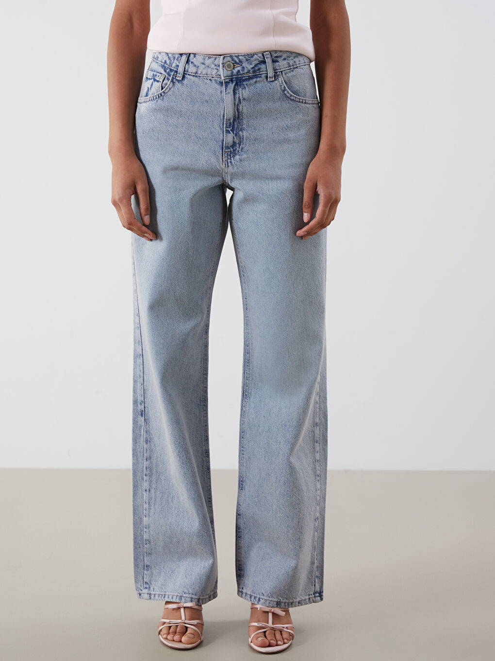 Straight Fit Women's Jeans -S5NE93Z8-311