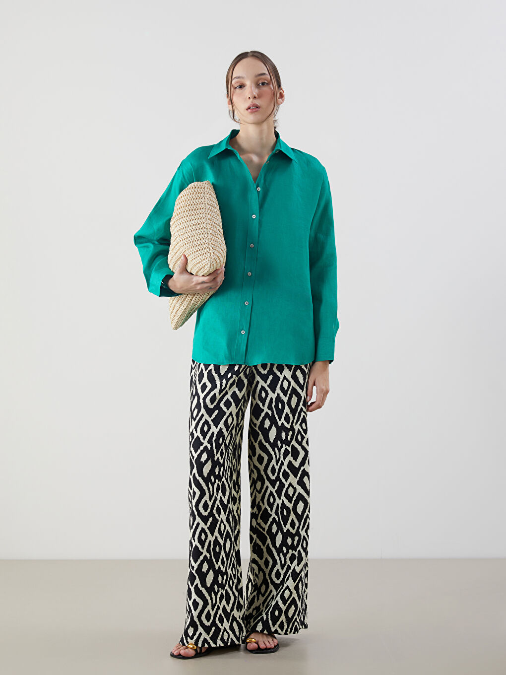 Woman GREEN Shirt -S5NF01Z8-GZR