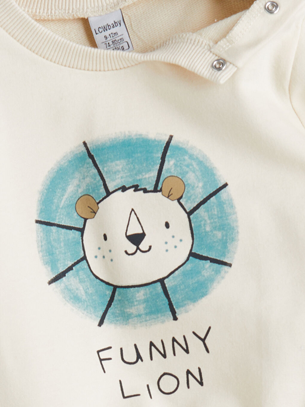 Crew Neck Printed Baby Boys' Sweatshirt and Tracksuit Bottom 2 Pack-2