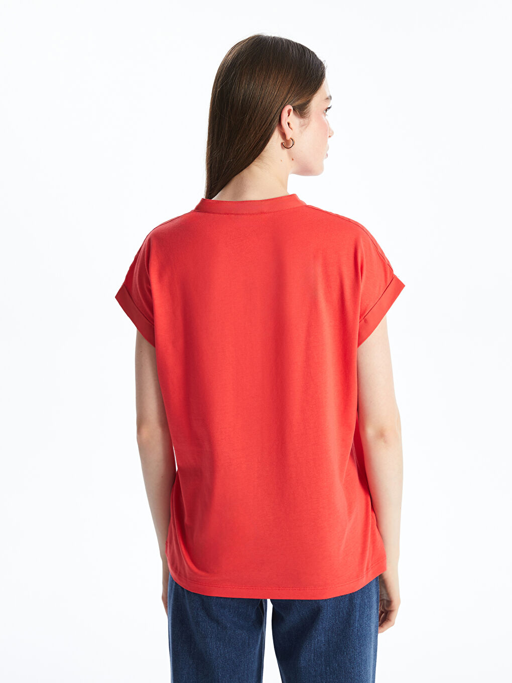 Woman RED Blouse -S5NF65Z8-H1B