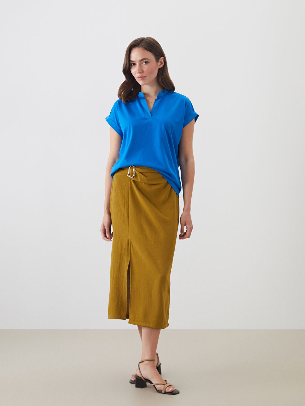 Woman BLUE Blouse -S5NF65Z8-HFU