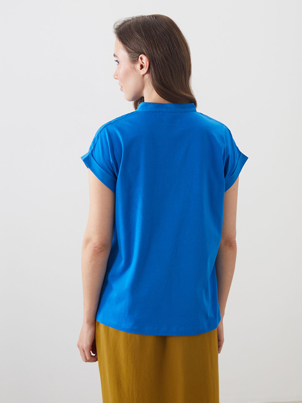 Woman BLUE Blouse -S5NF65Z8-HFU