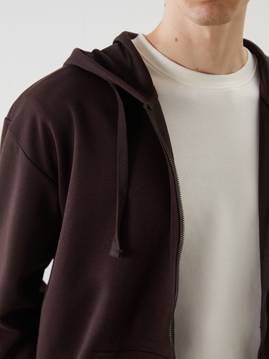 Hooded Long Sleeve Zipper Men's Sweatshirt -S5NG61Z8-ZJ8
