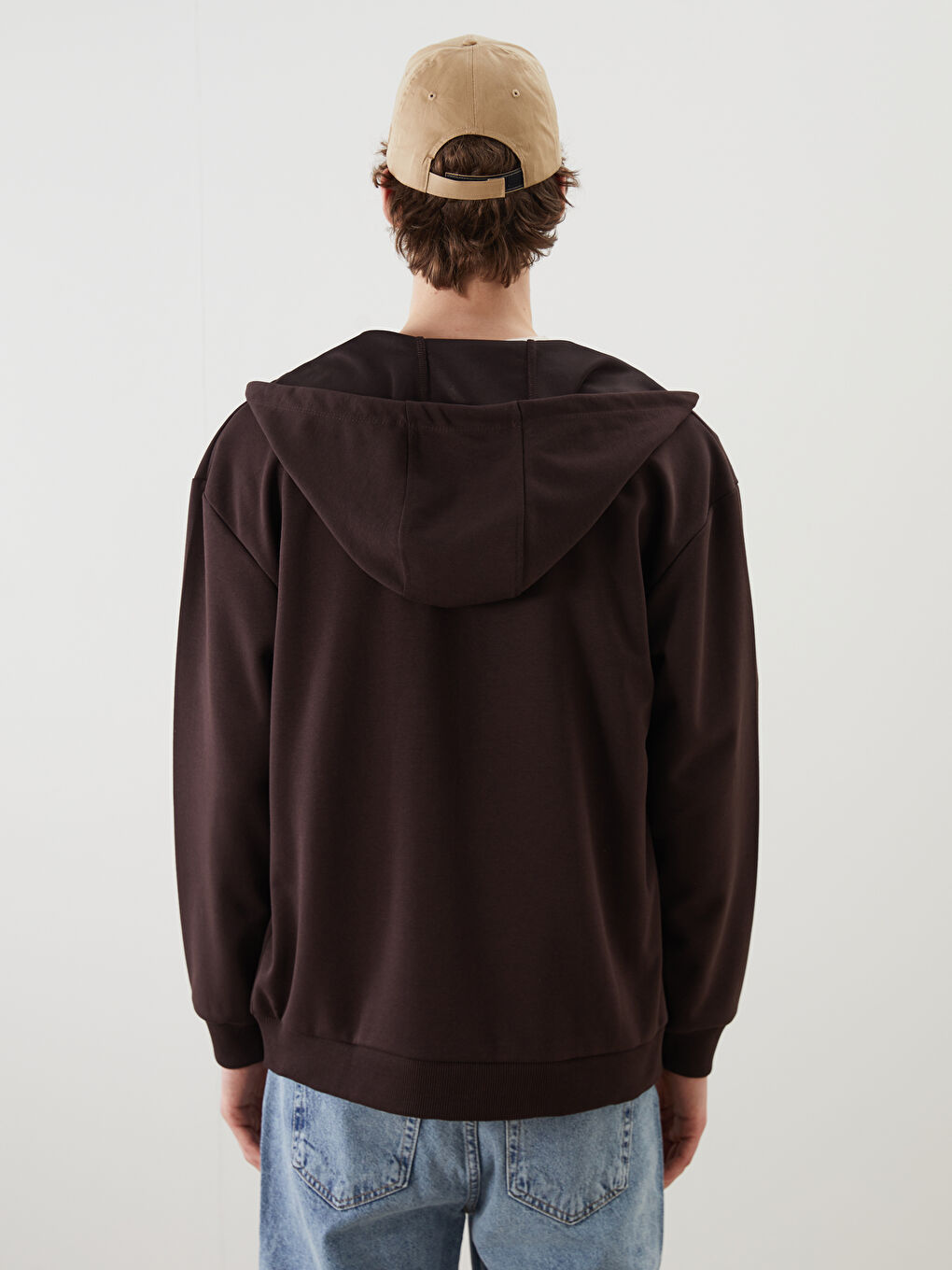 Hooded Long Sleeve Zipper Men's Sweatshirt -S5NG61Z8-ZJ8