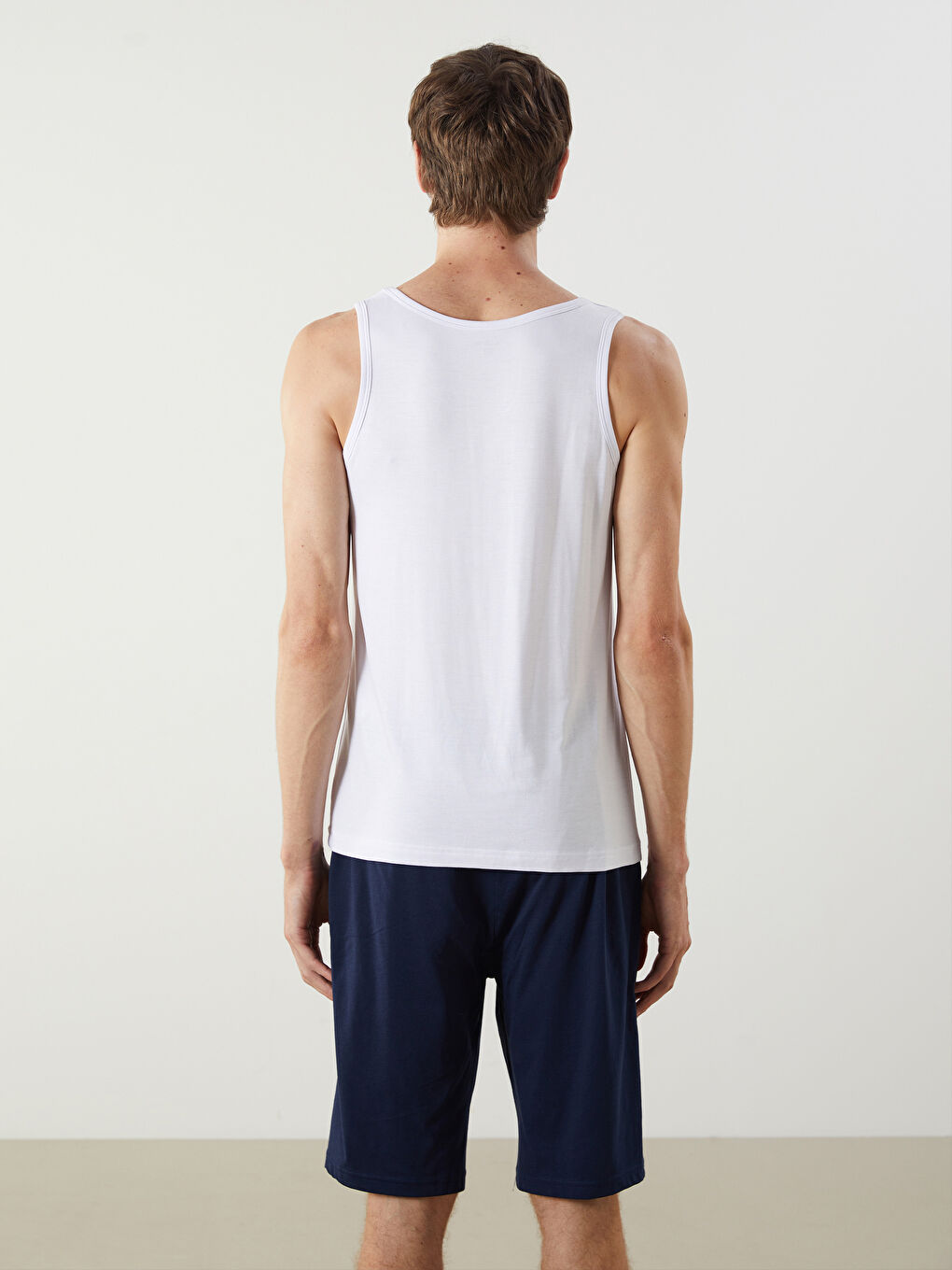 U Neck Cotton Men's Premium Vest -S5NG62Z8-VC4