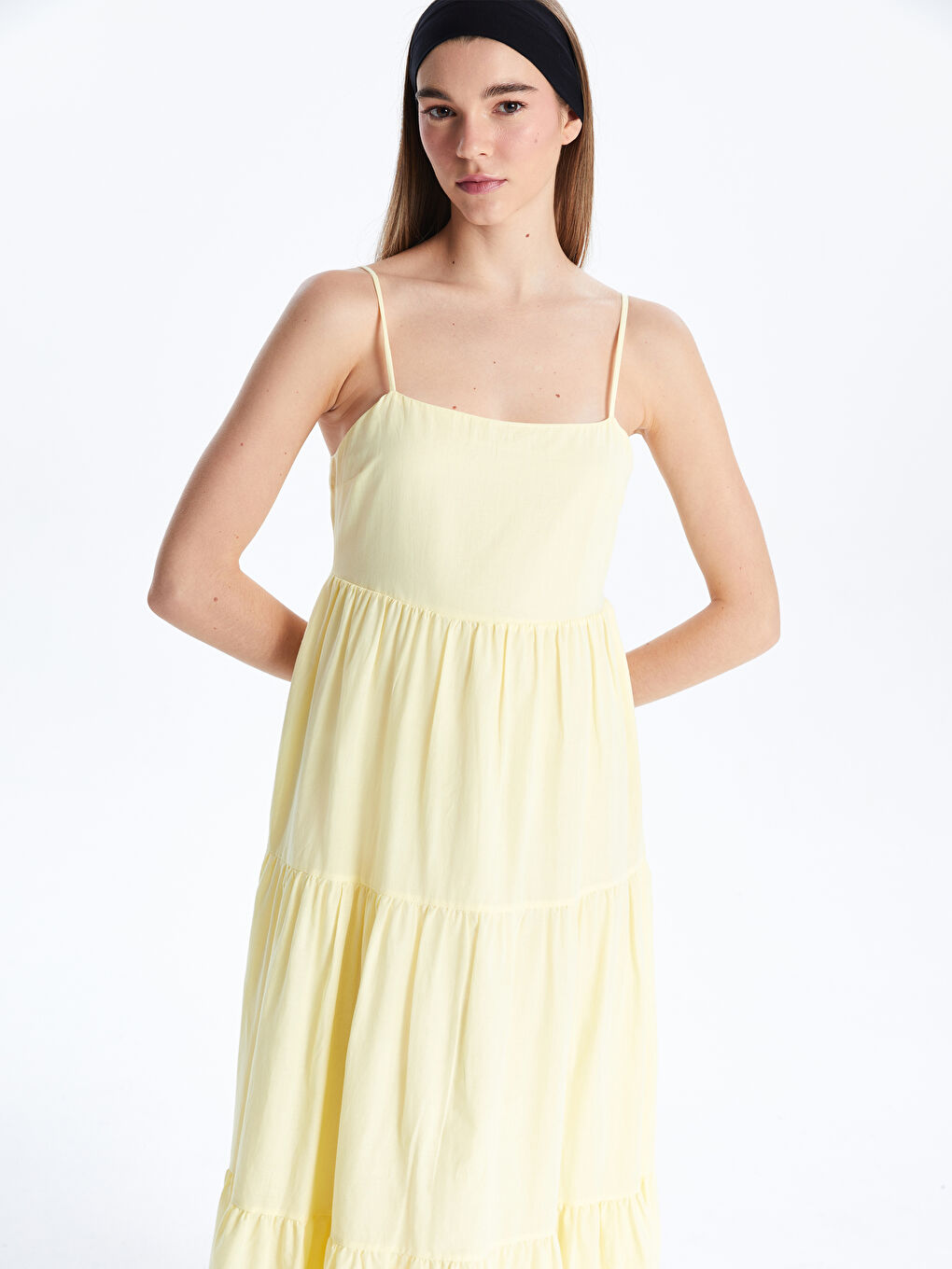 Woman YELLOW Dress -S5NG67Z8-CVA