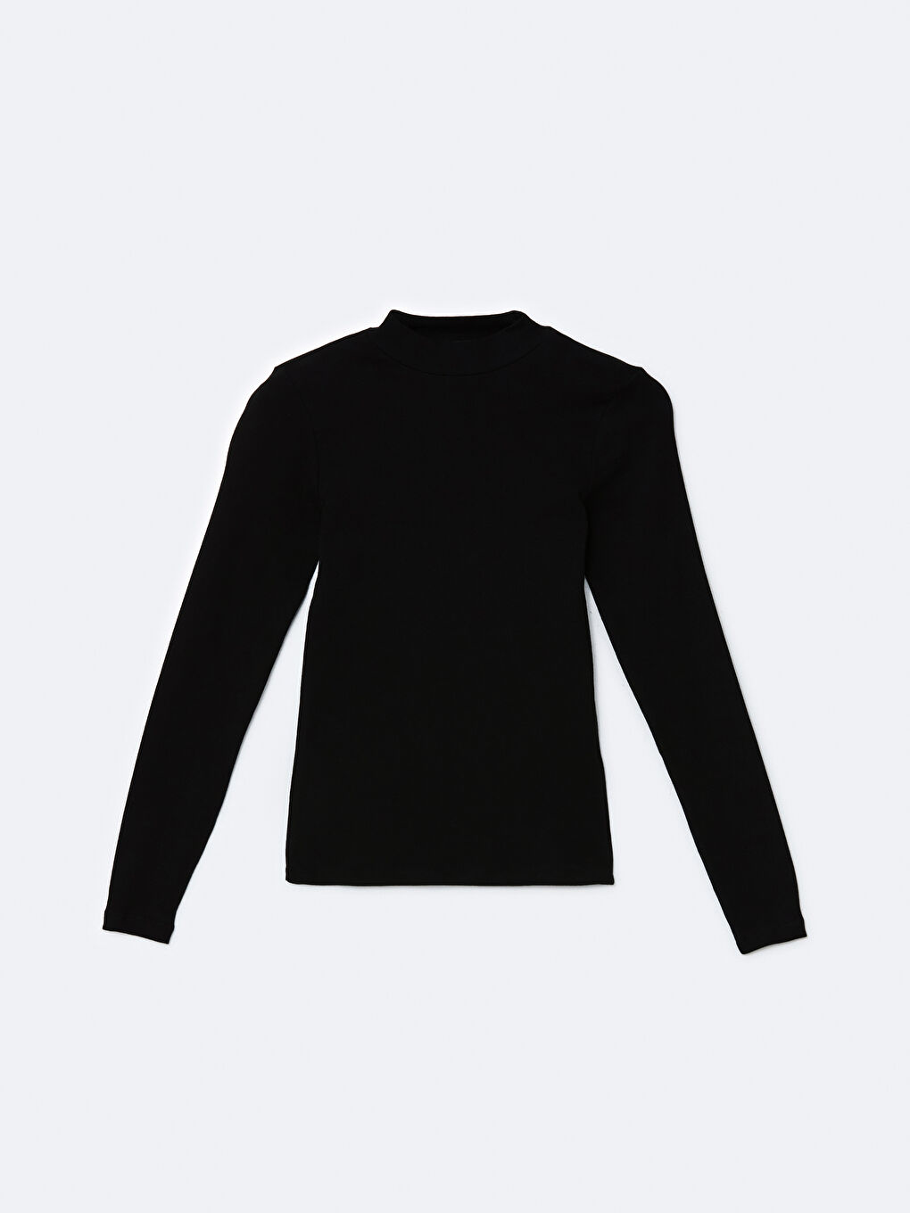 Siyah Dik Yaka Kadın Body-4