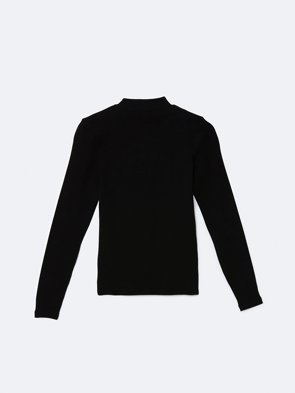 Siyah Dik Yaka Kadın Body-5